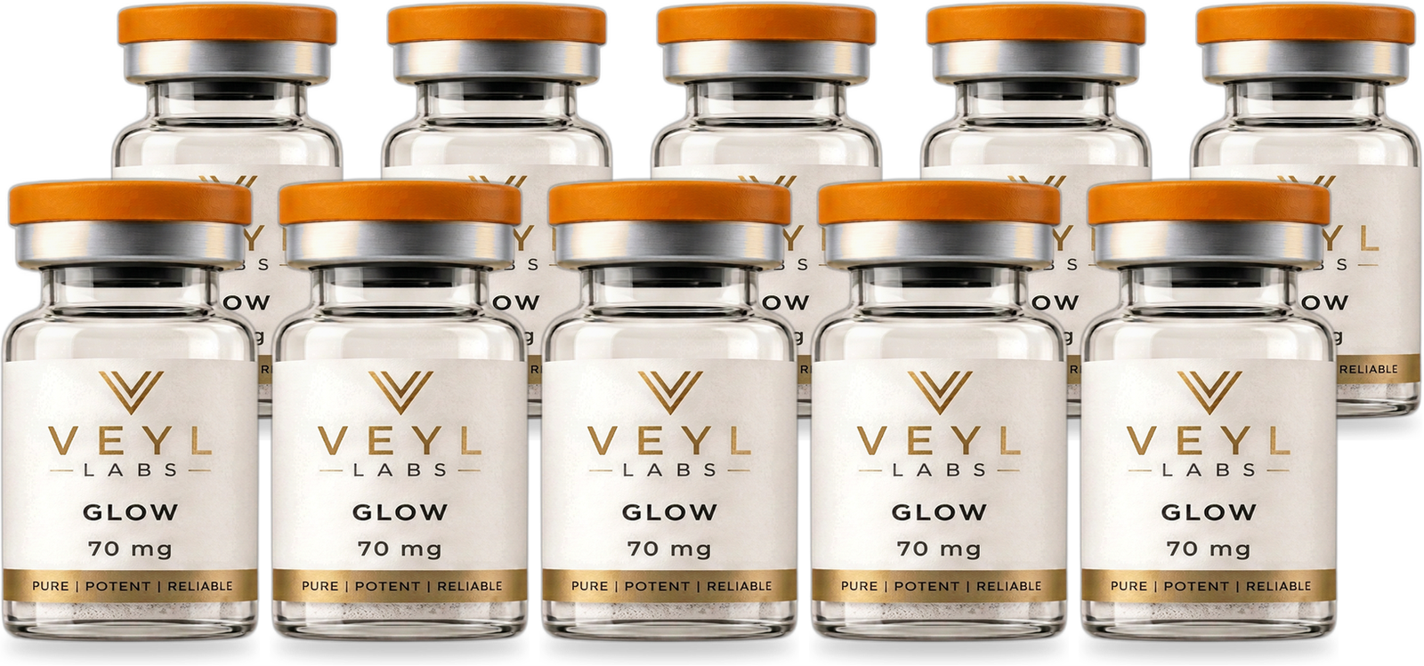 Veyl Labs GLOW 10-vial pack
