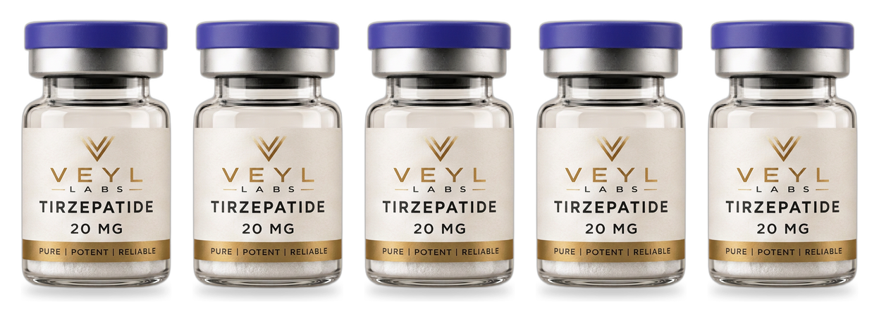 Veyl Labs Tirzepatide · GLP-1 / GIP (dual) 5-vial pack